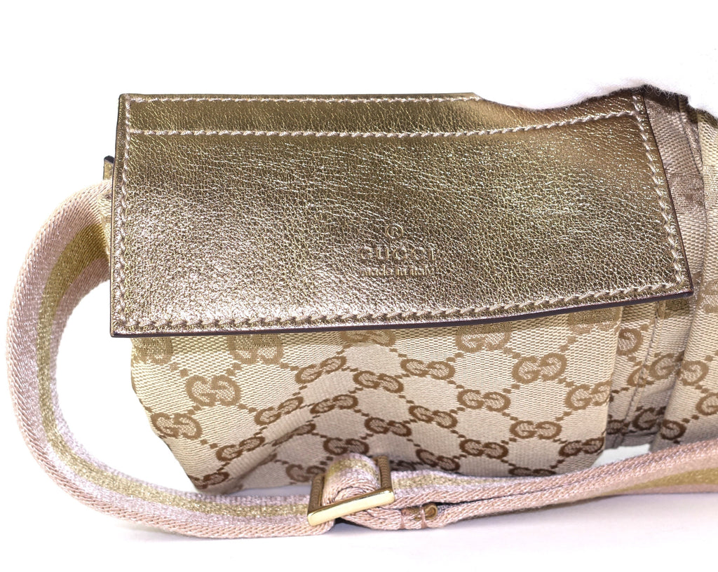 Gucci Monogram Canvas Belt Bag