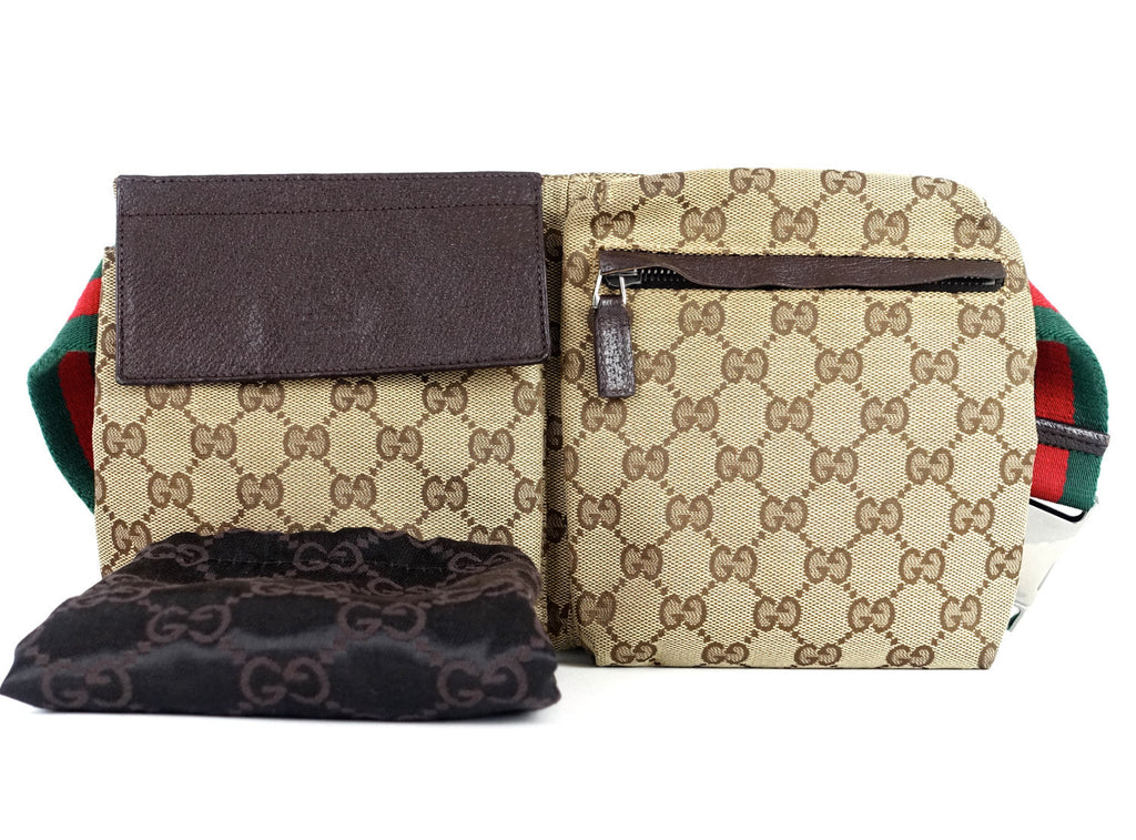 Gucci Monogram Canvas Belt Bag