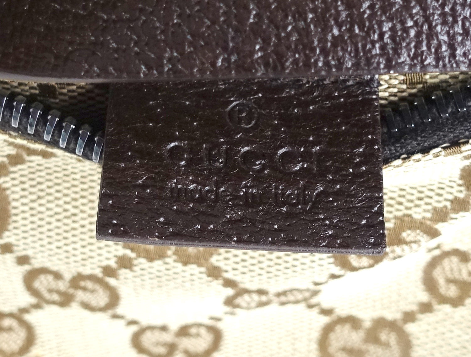 Gucci Monogram Canvas Belt Bag