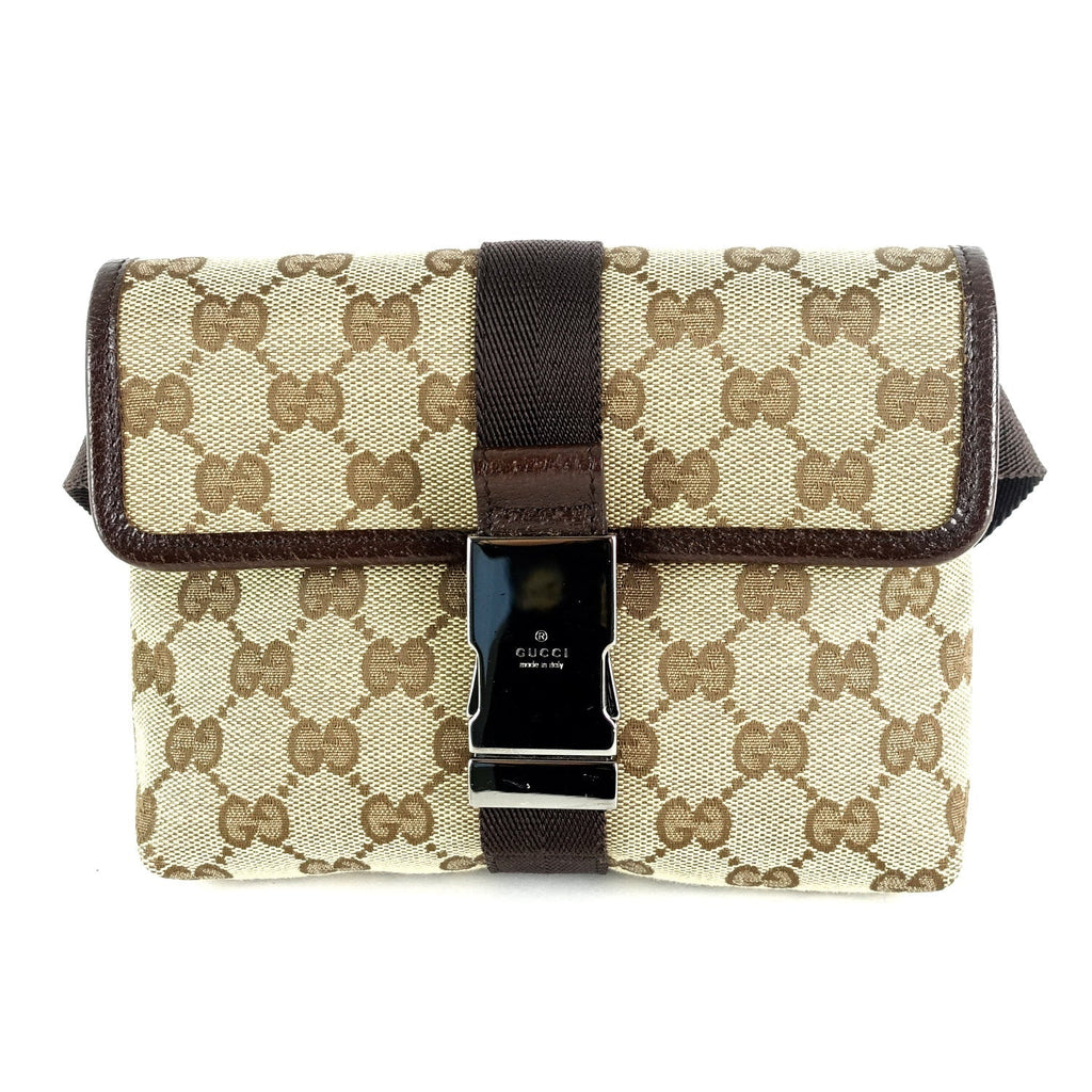 Gucci Monogram Canvas Belt Bag