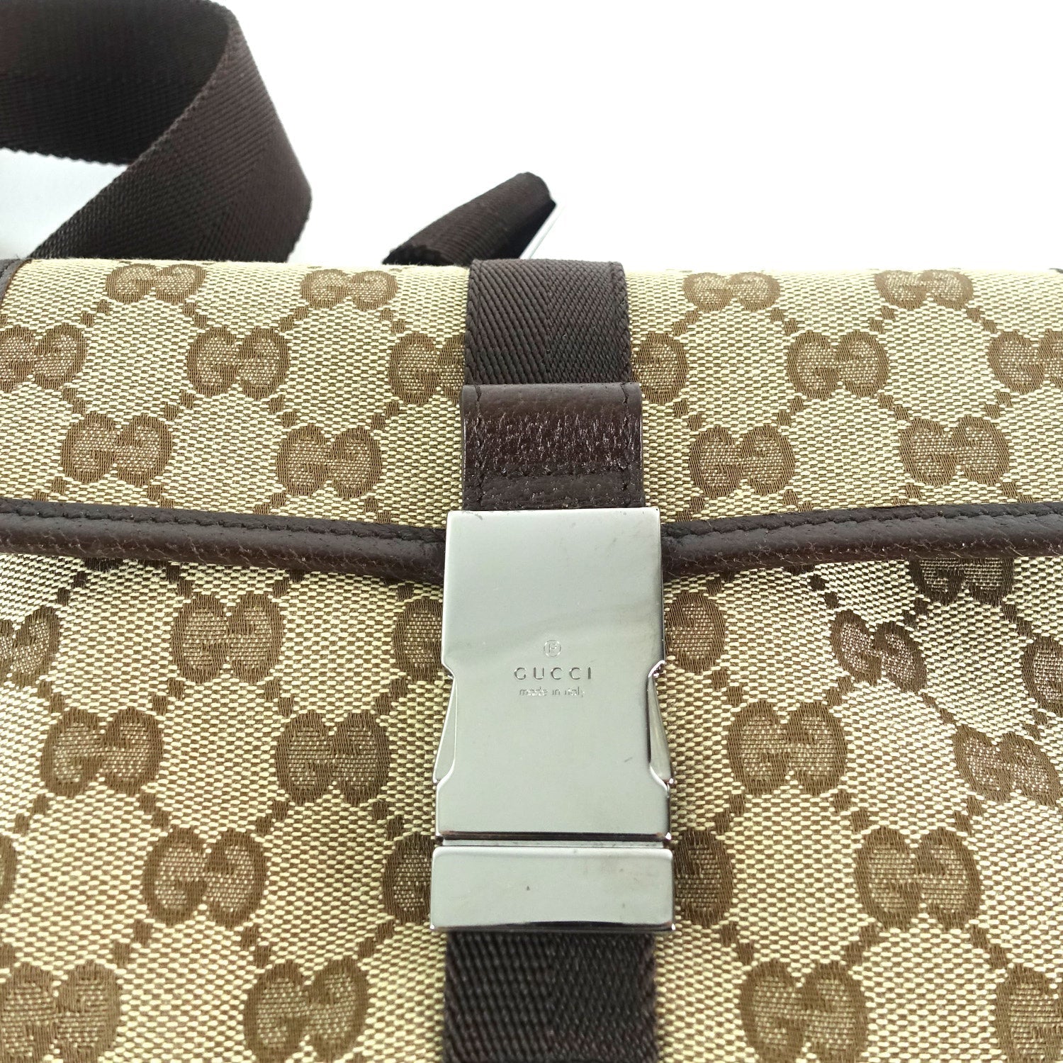 Gucci Monogram Canvas Belt Bag