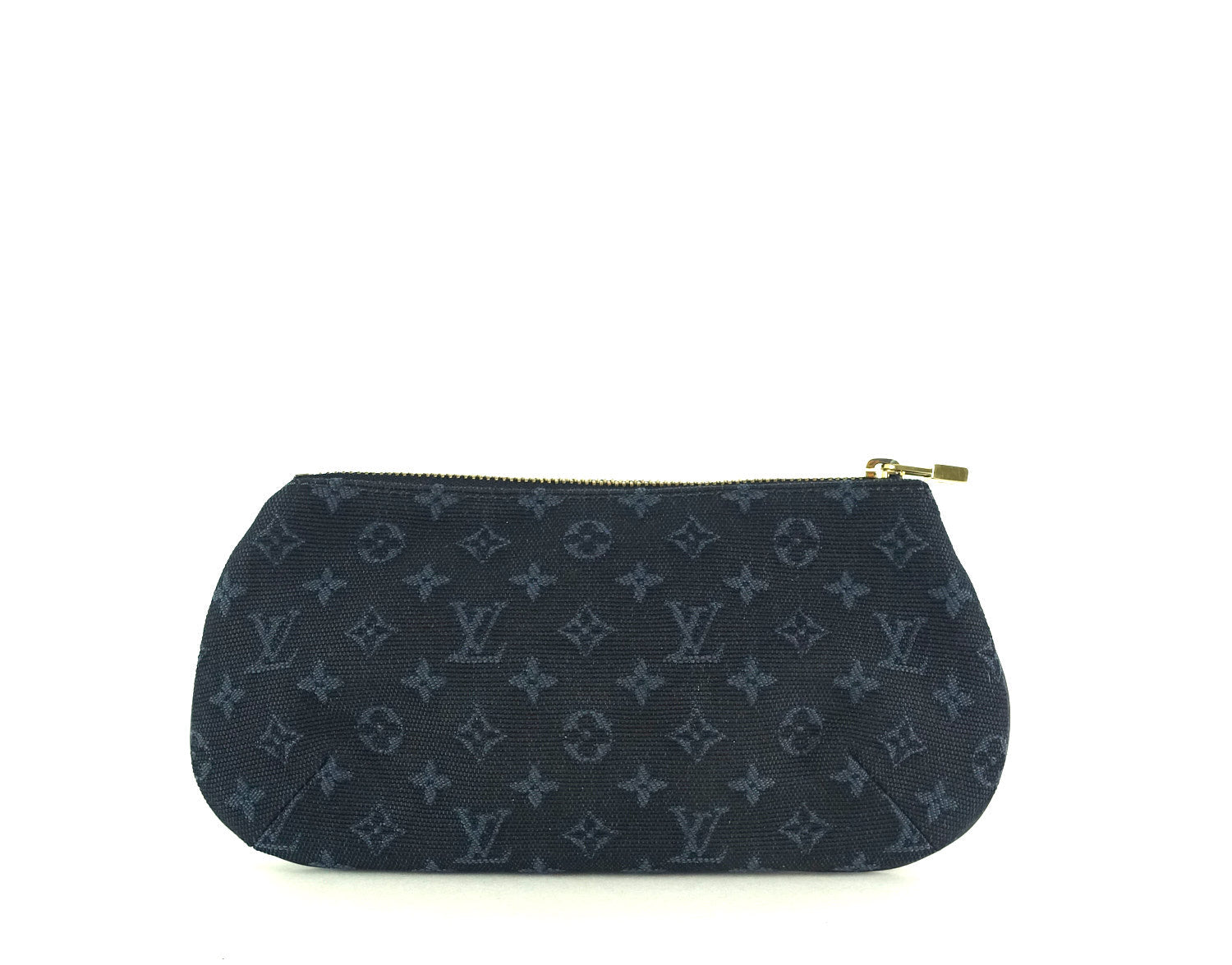 Louis Vuitto Anne Sophie Mini Lin Canvas Clutch Bag