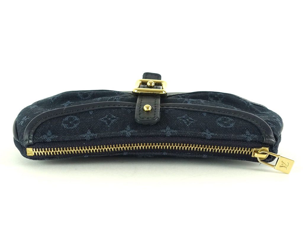 Louis Vuitto Anne Sophie Mini Lin Canvas Clutch Bag