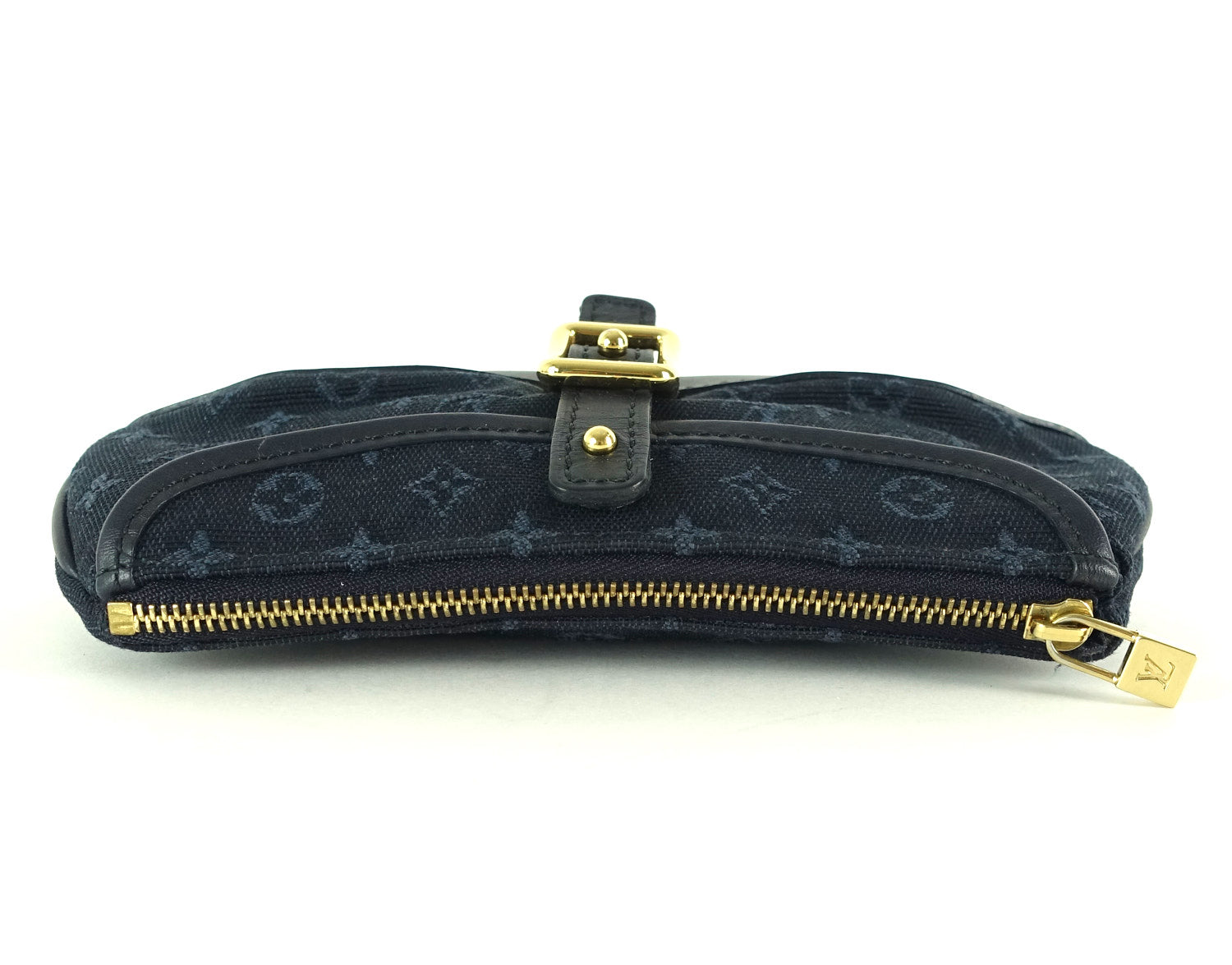 Louis Vuitto Anne Sophie Mini Lin Canvas Clutch Bag