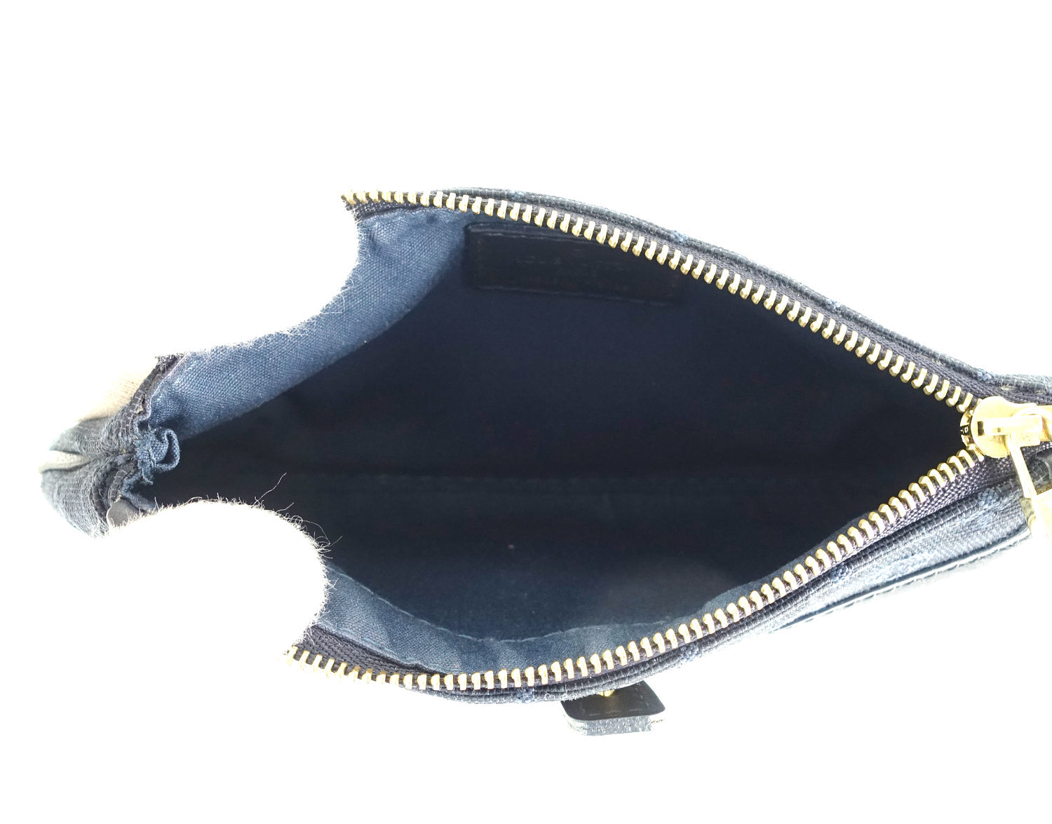 Louis Vuitto Anne Sophie Mini Lin Canvas Clutch Bag