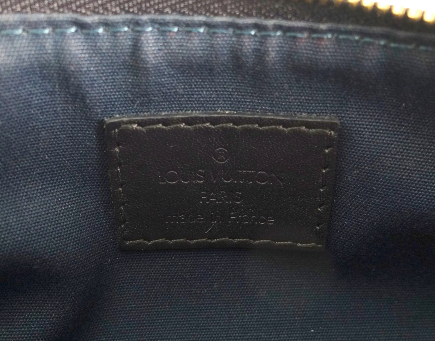 Louis Vuitto Anne Sophie Mini Lin Canvas Clutch Bag