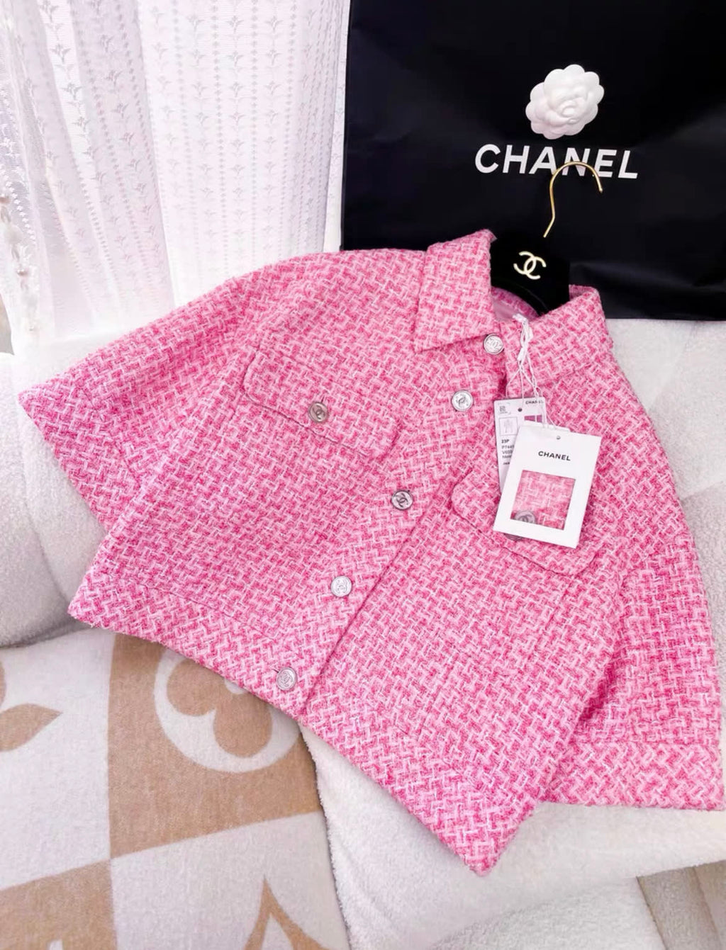 Chanel 23P Pink Short Jacket