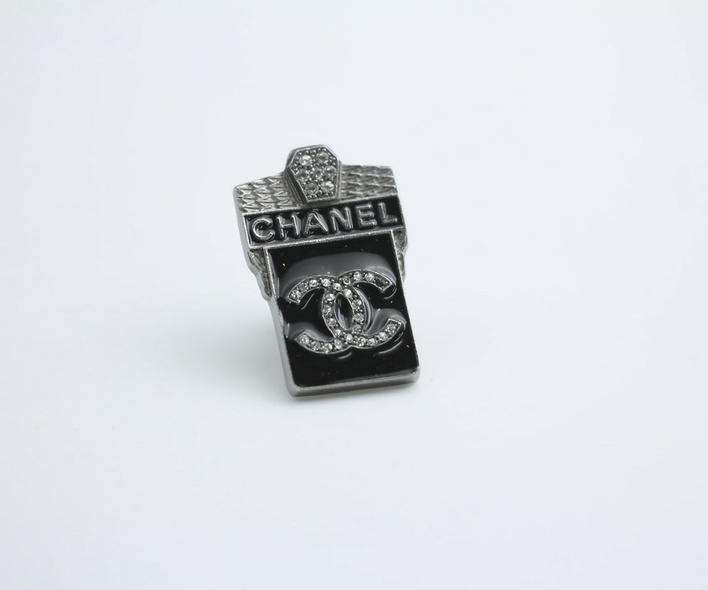Chanel 09A Metal Moscow Series Badge Brooch