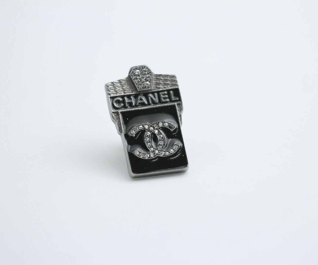 Chanel 09A Metal Moscow Series Badge Brooch