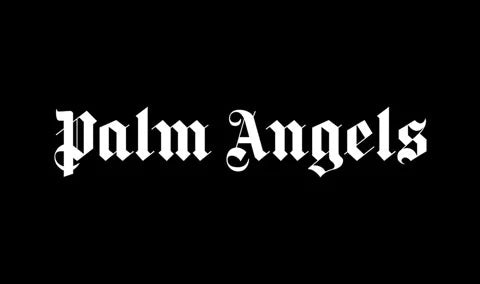 PALM ANGELS TONAL MONOGRAM BOWLING SHIRT