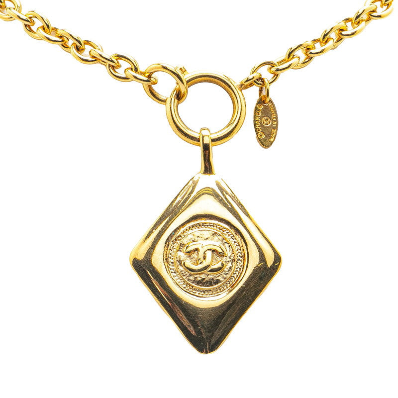Chanel Coco Mark Rhombus Necklace