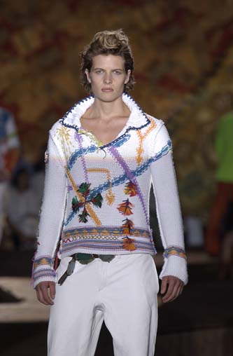 Roberto Cavalli 'S/S 2003 Feathers' Sweater - Men's M