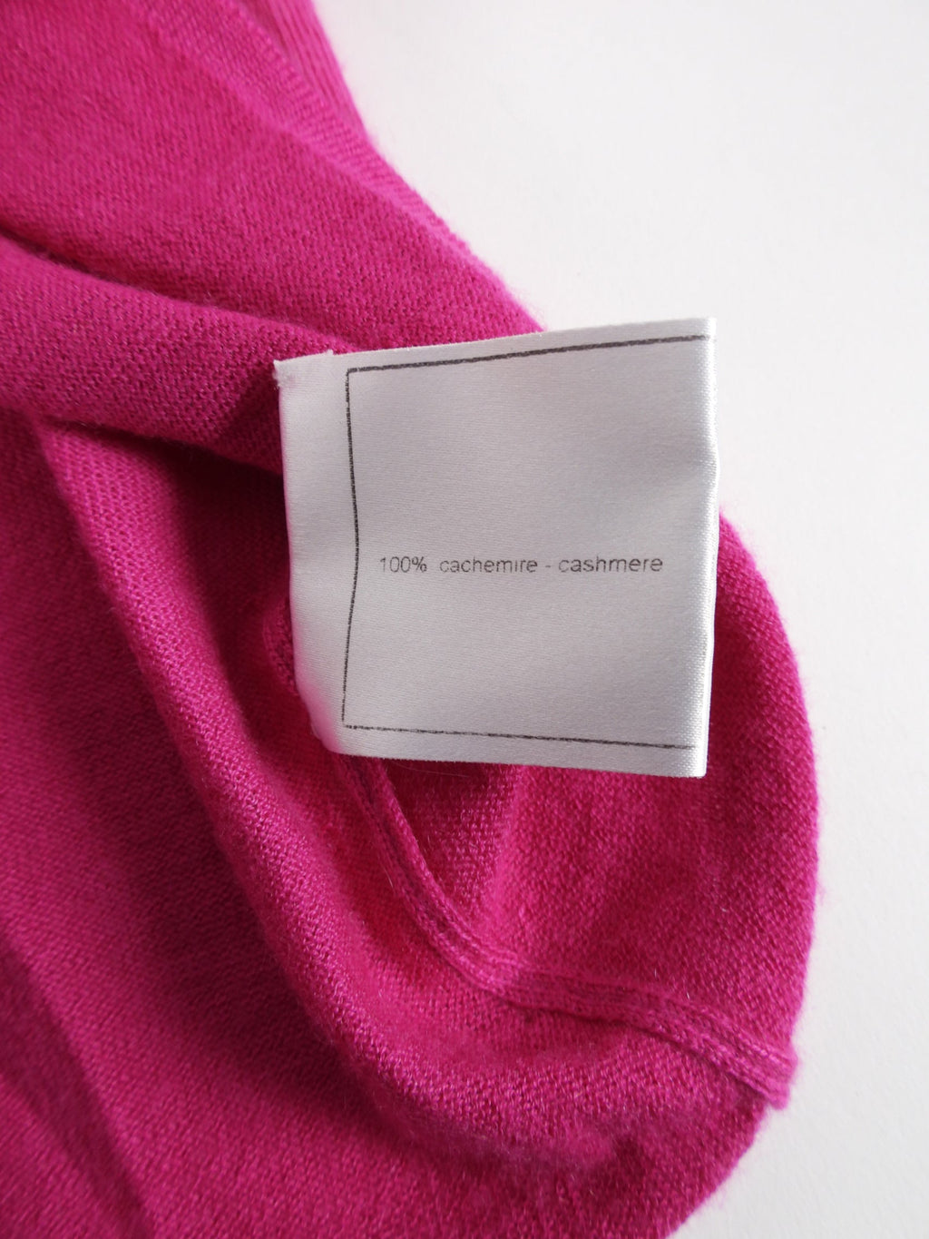 Chanel 05C Pink Cashmere Striped V Neck Sweater and Scarf Set