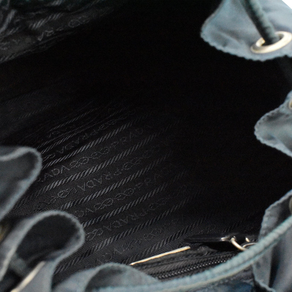 Prada Teal Backpack