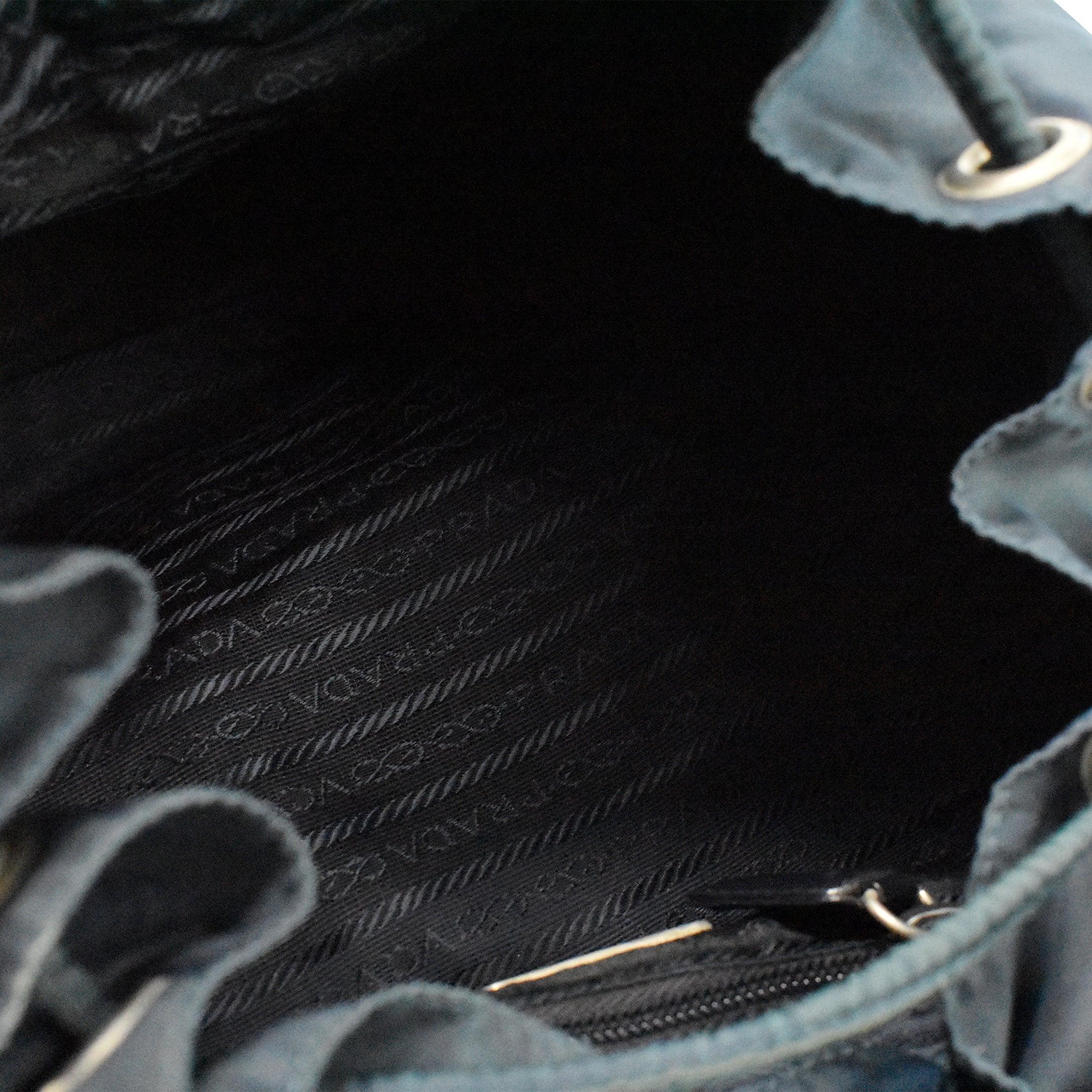 Prada Teal Backpack