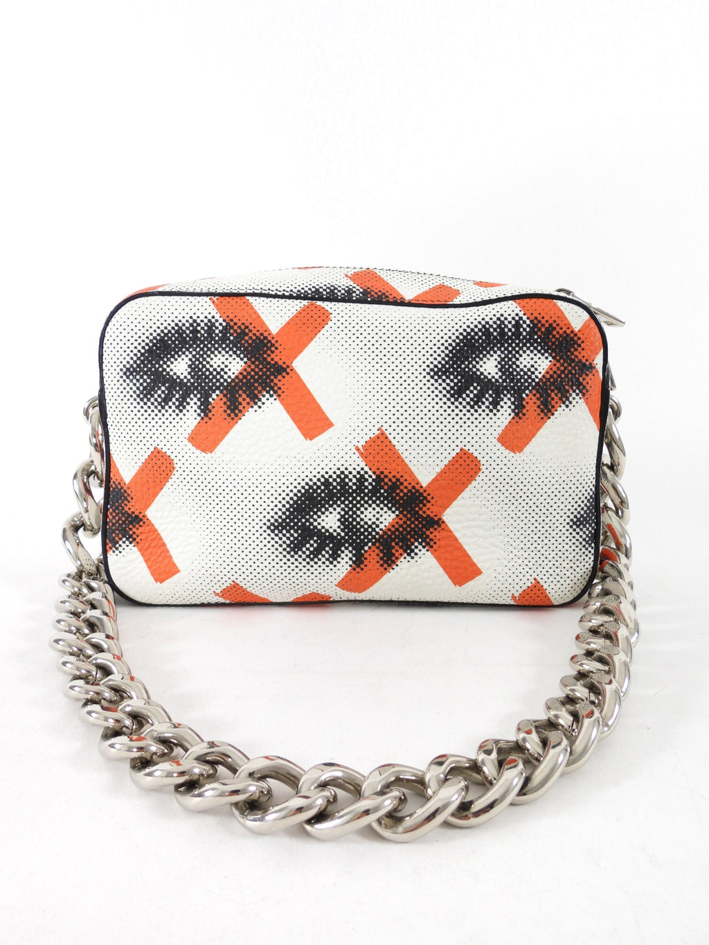 Prada 2016 Vitello Daino Leather Eye Inside Chain Shoulder Bag
