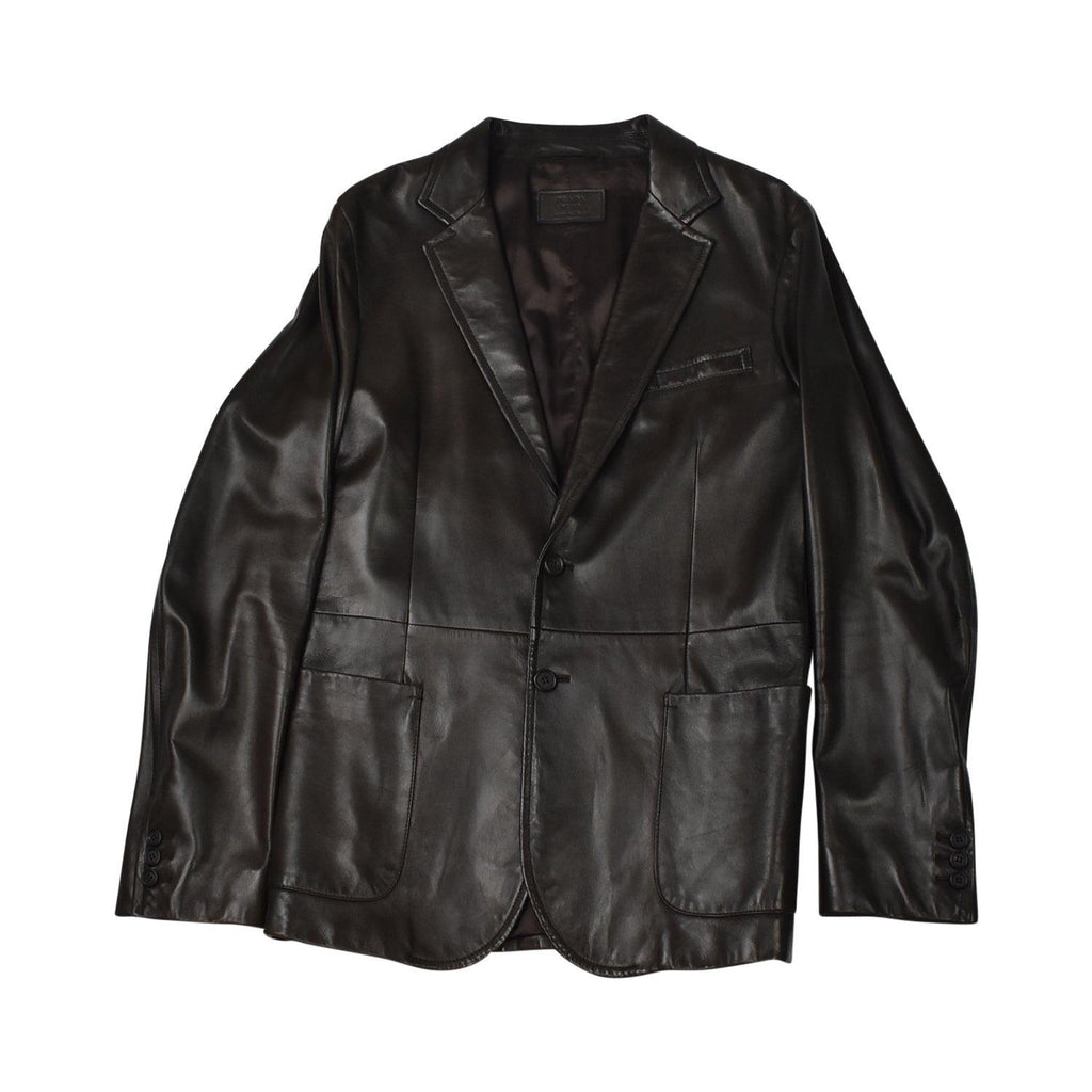 Prada Leather Blazer - Men's 50