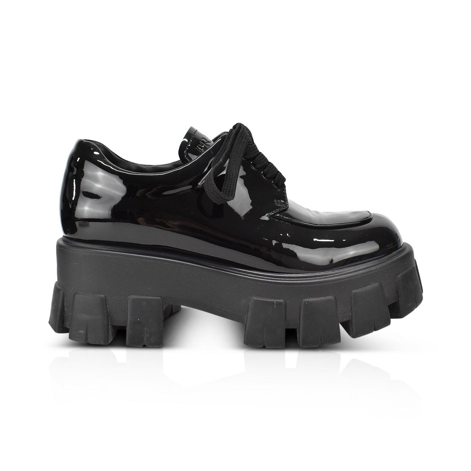Prada 'Monolith' Derby Shoes - Women's 35