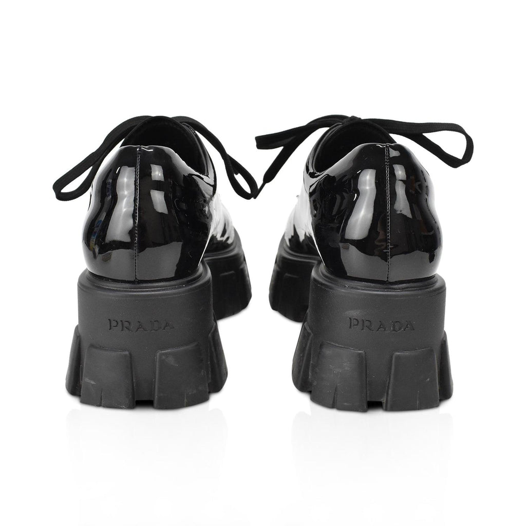 Prada 'Monolith' Derby Shoes - Women's 35