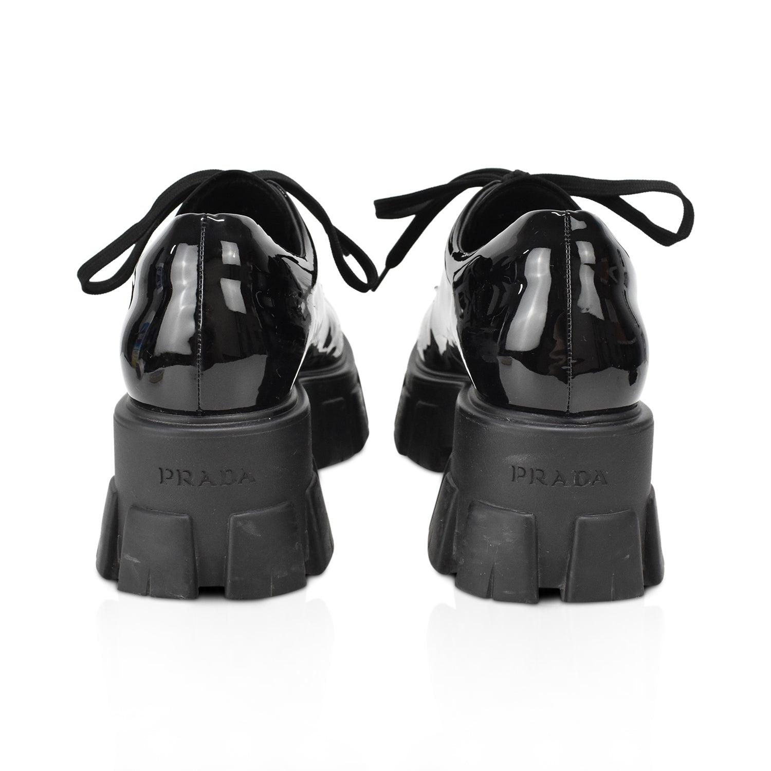 Prada 'Monolith' Derby Shoes - Women's 35