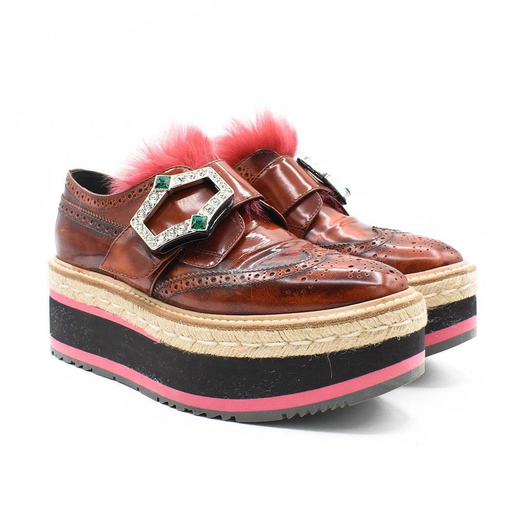 Prada Platform Loafers - Women's 37.5
