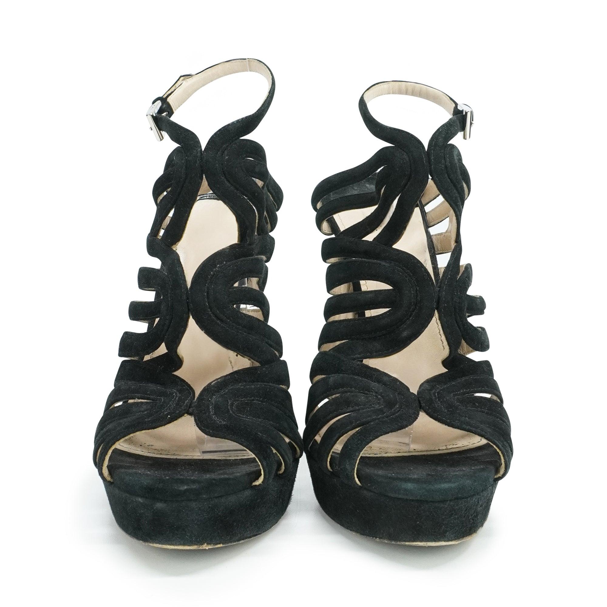 Prada Strappy Heels - Women's 39
