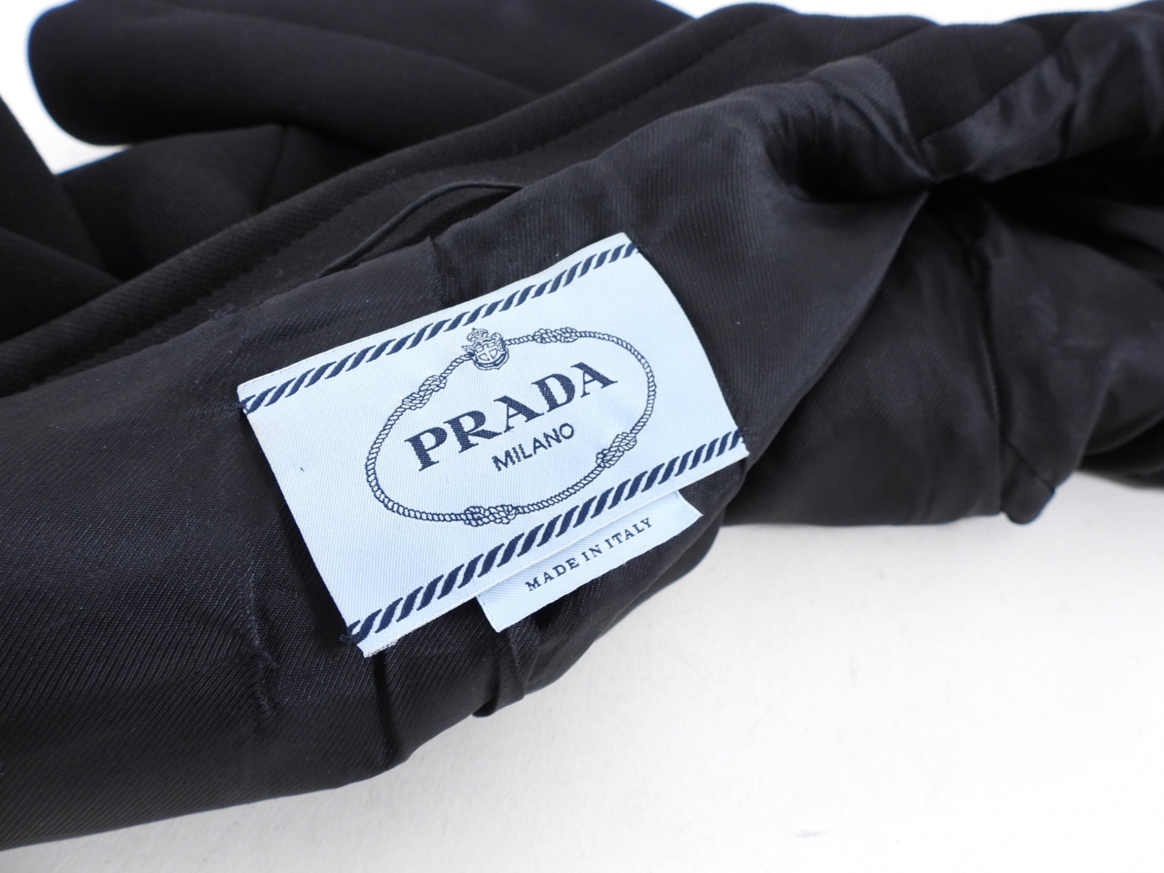 Prada Black Wool Short Jacket with Silver Buttons - IT40 / S