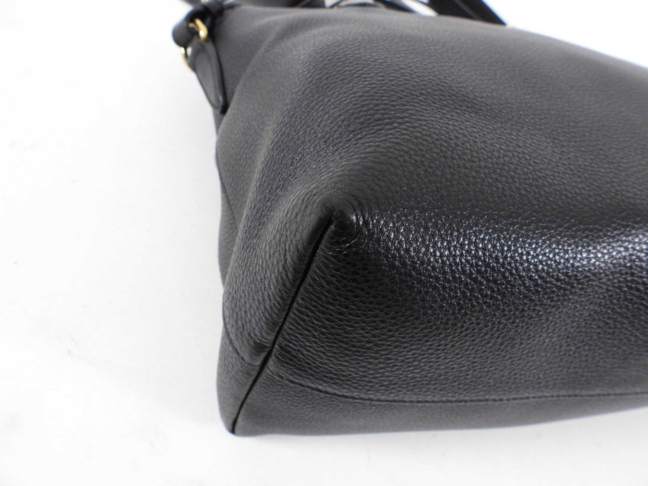 Prada Black Leather Two-Way Shoulder Bag