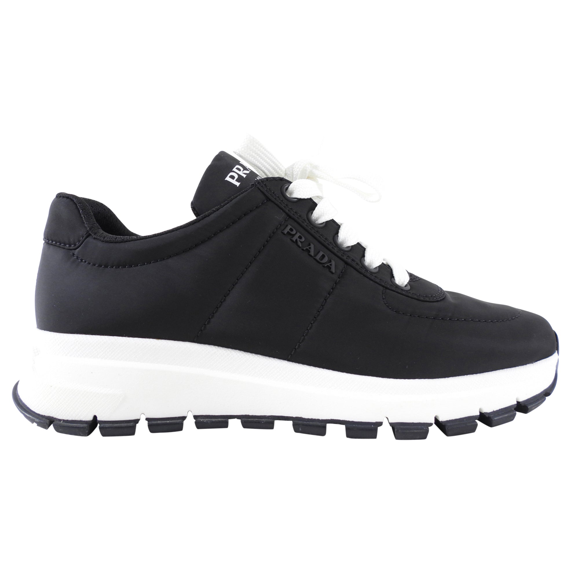 Prada Re-Nylon Black Sneakers - 36 / 36.5