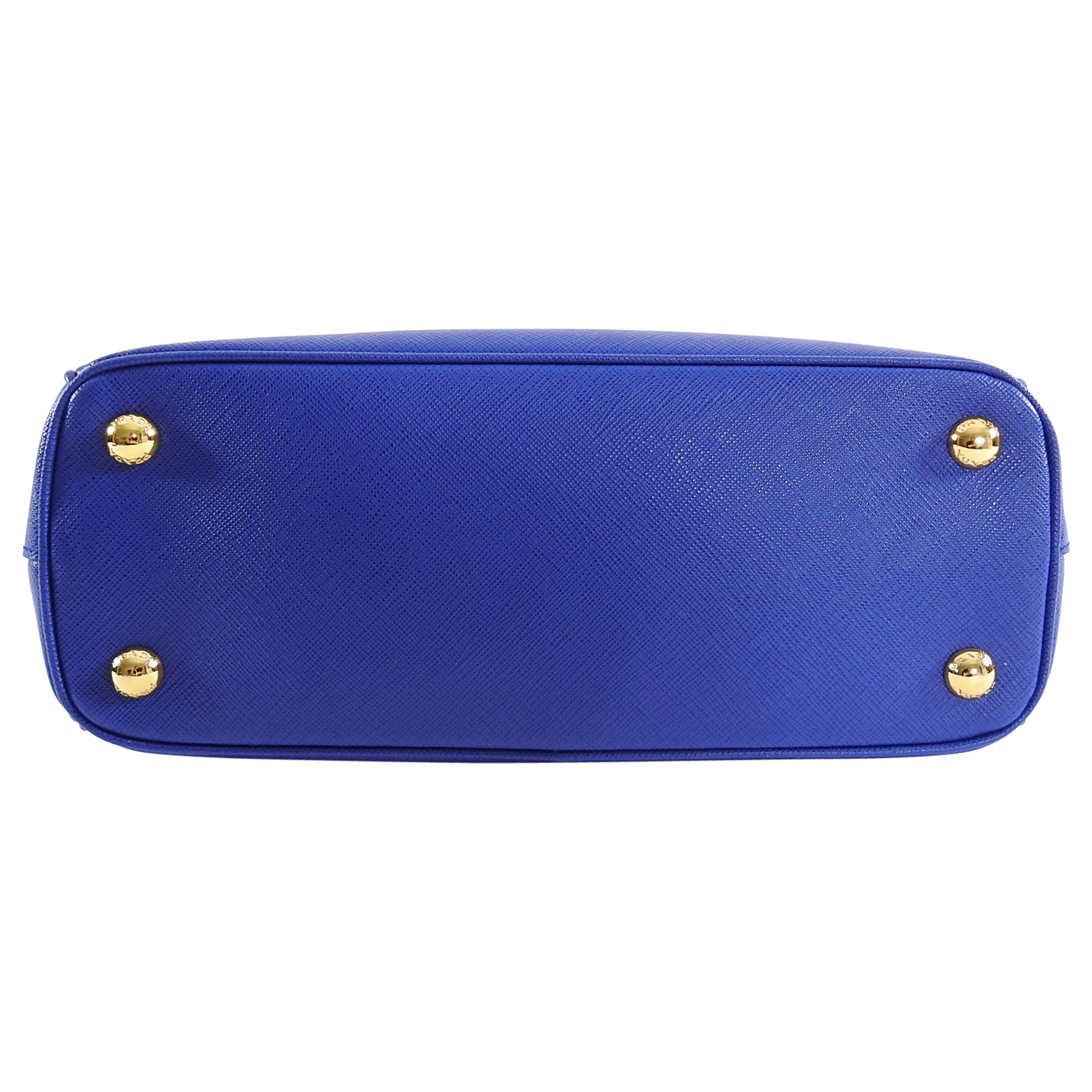 Prada Saffiano Cobalt Blue Mini Galleria Tote Bag