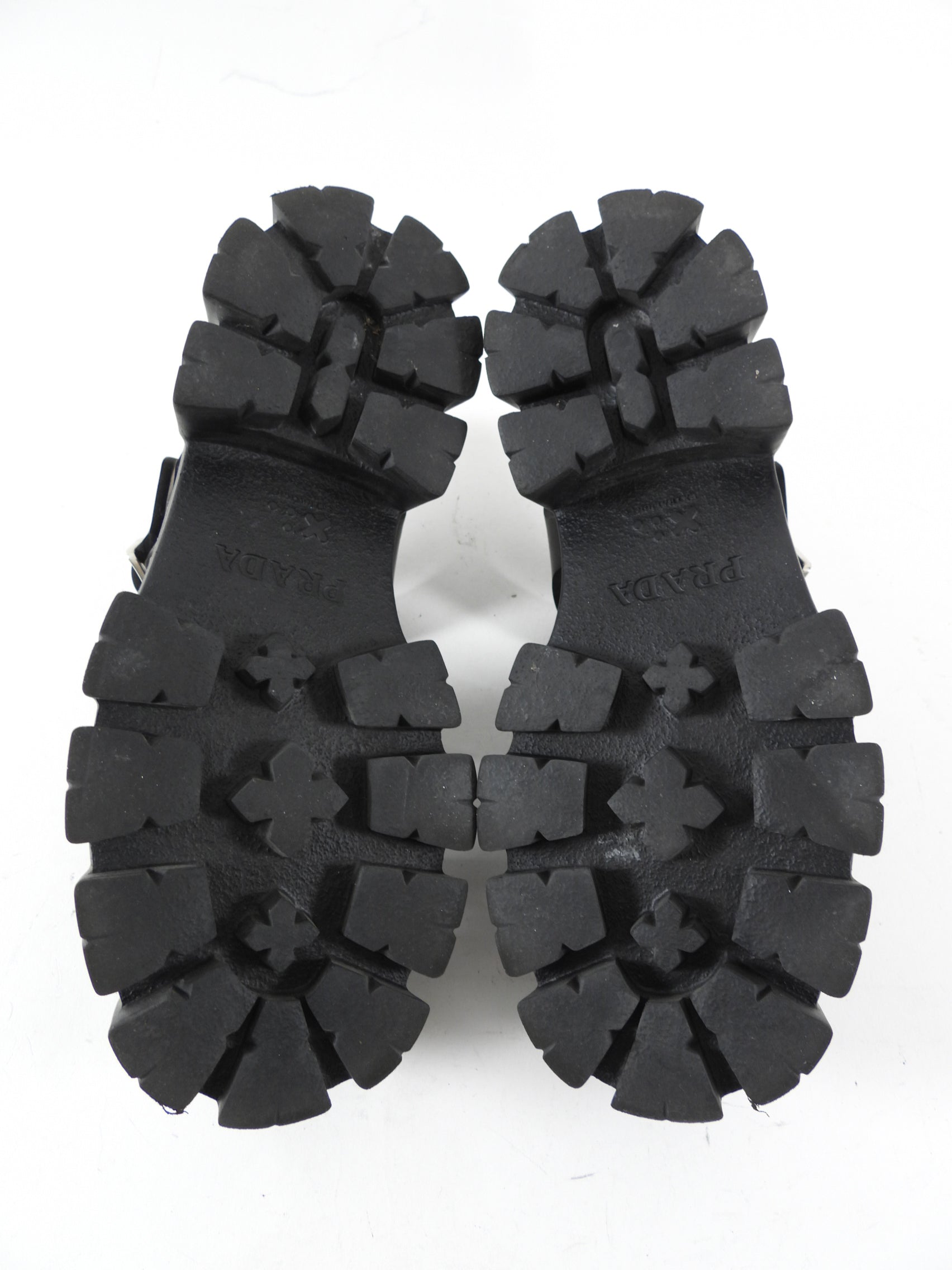 Prada Rubber Monolith Fisherman Sandals - 37