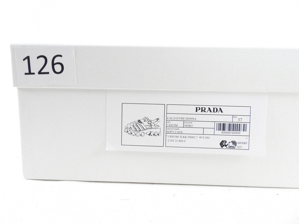 Prada Rubber Monolith Fisherman Sandals - 37
