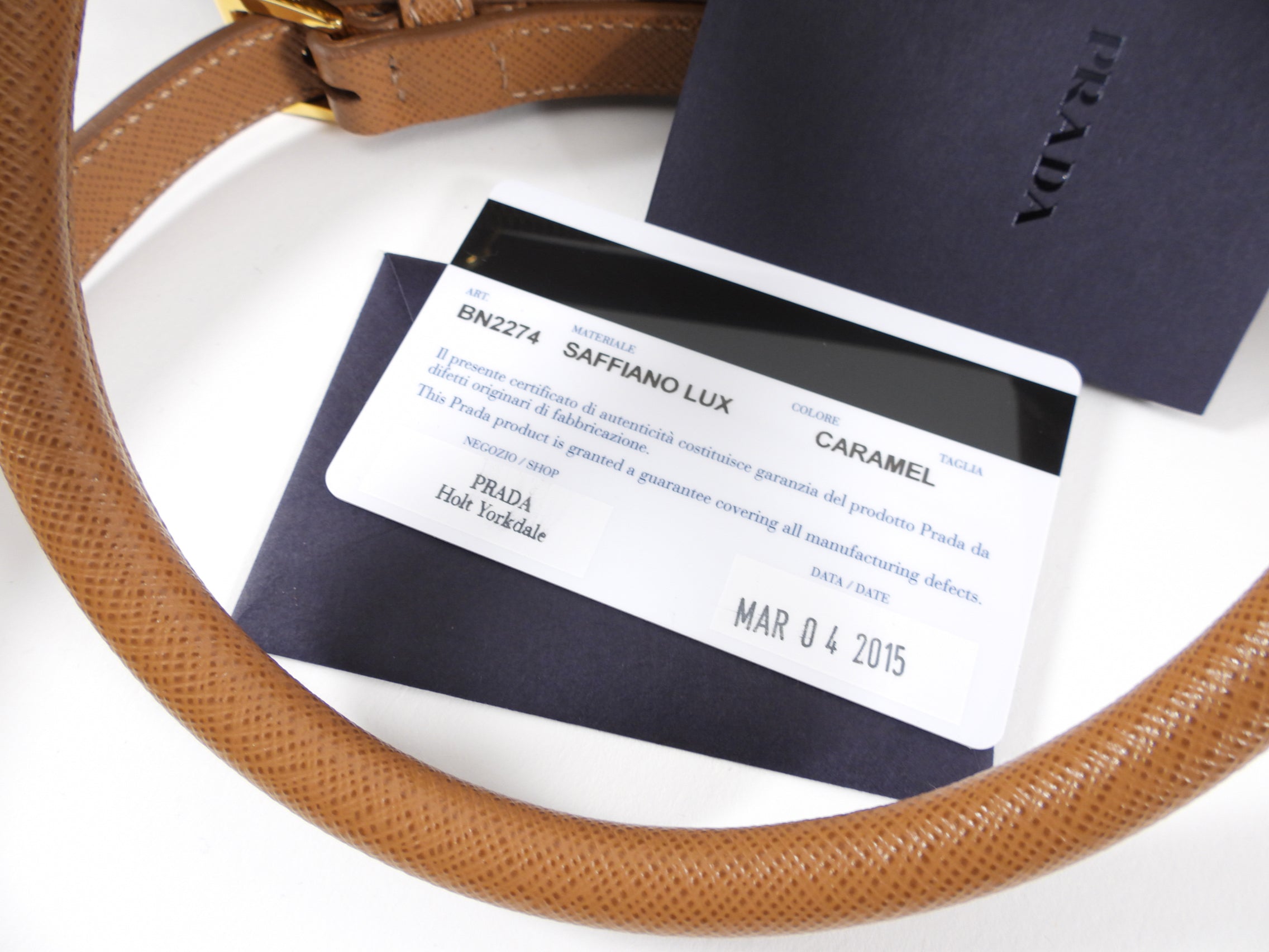 Prada Caramel Saffiano Lux Large Galleria Double Zip Bag