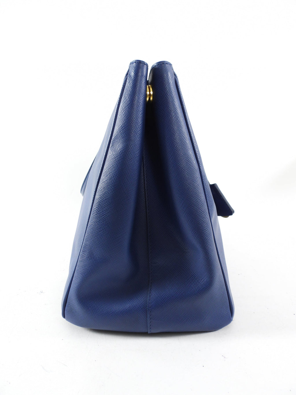 Prada Dark Blue Saffiano Leather Large Galleria Tote Bag