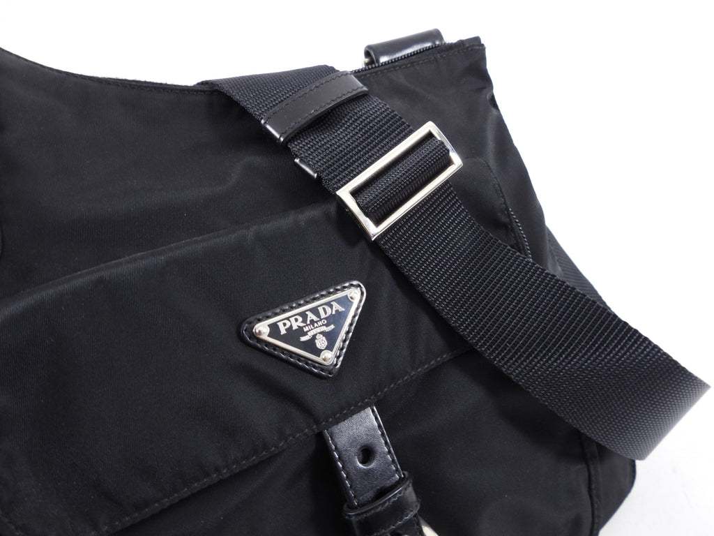 Prada Vintage Tessuto Nylon Messenger Bag