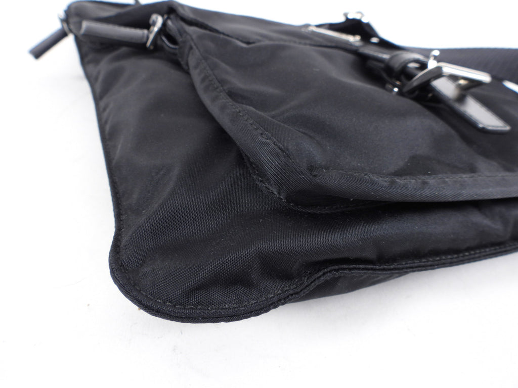 Prada Vintage Tessuto Nylon Messenger Bag