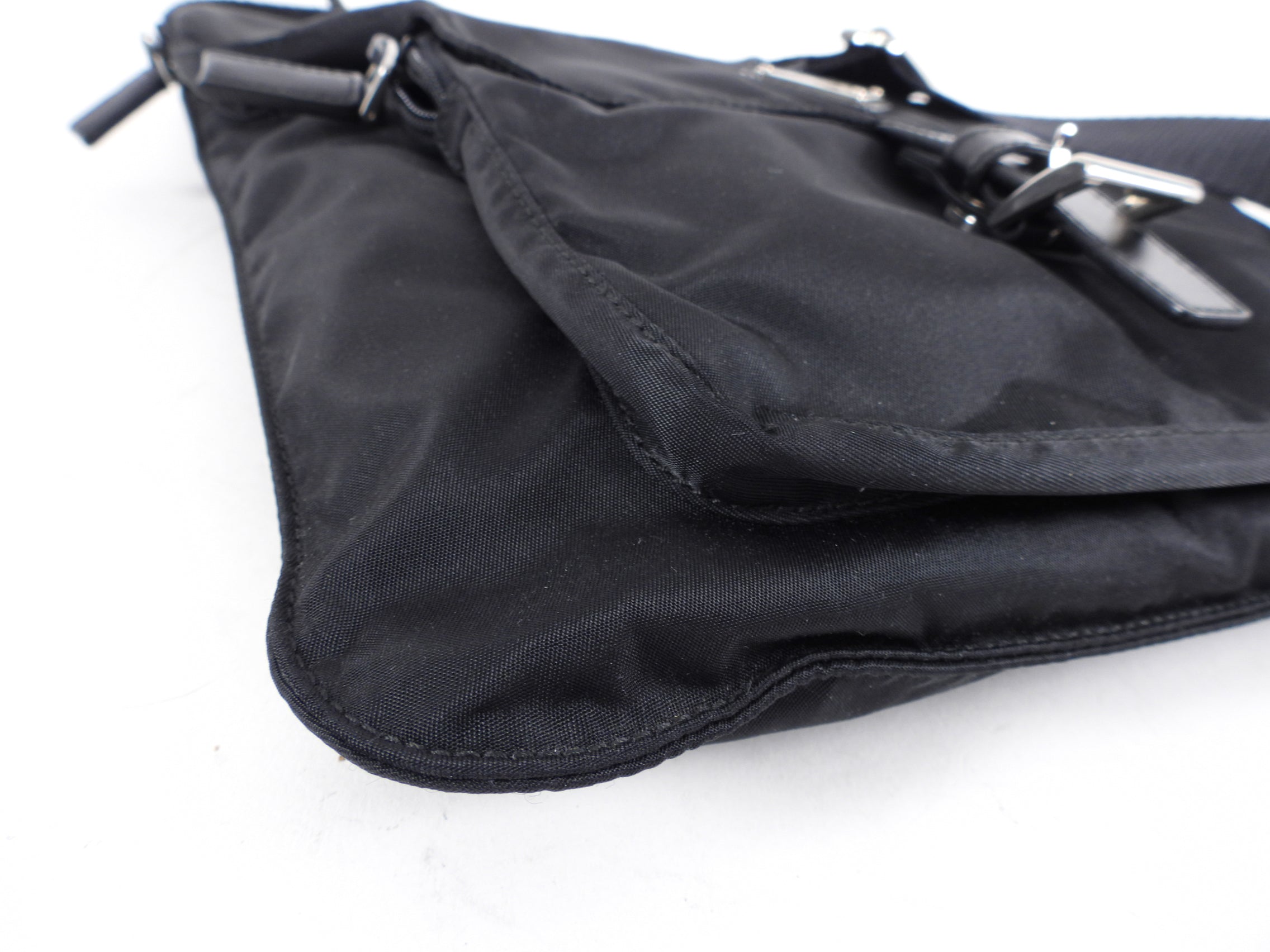 Prada Vintage Tessuto Nylon Messenger Bag