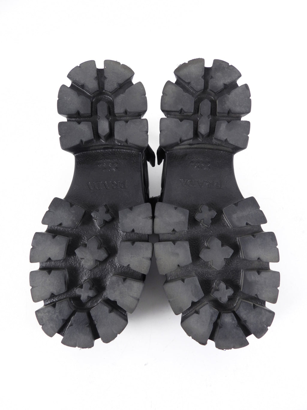 Prada Quilted Leather Monolith Platform Sandals - 38