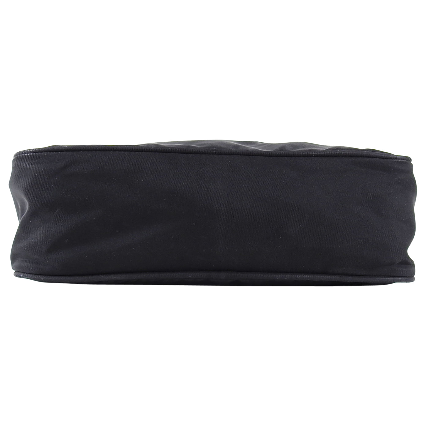 Prada Vintage Black Tessuto Nylon Messenger Bag