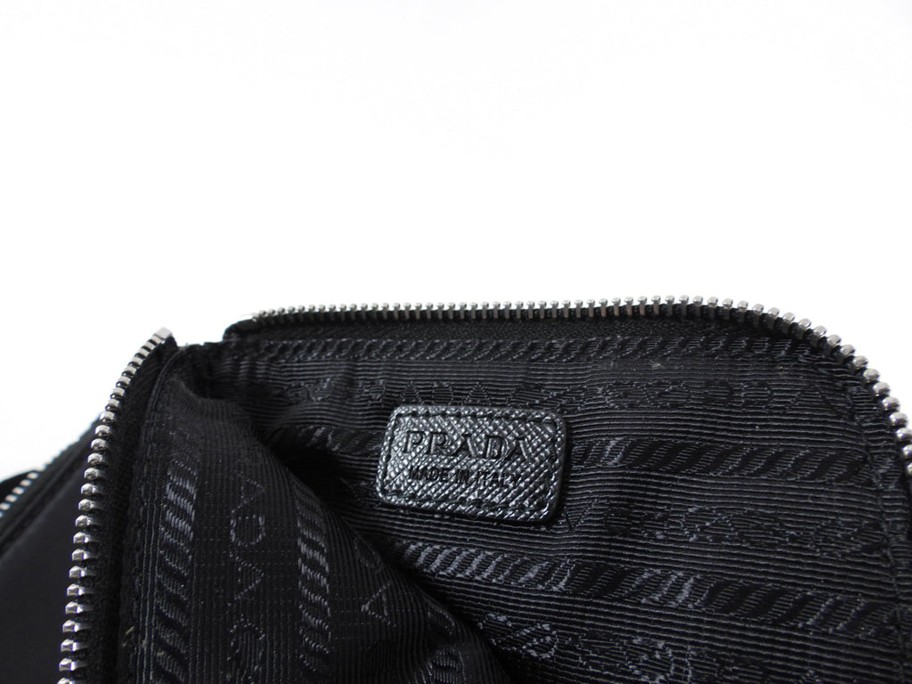 Prada Nylon Double ReNylon Pouch on Lanyard
