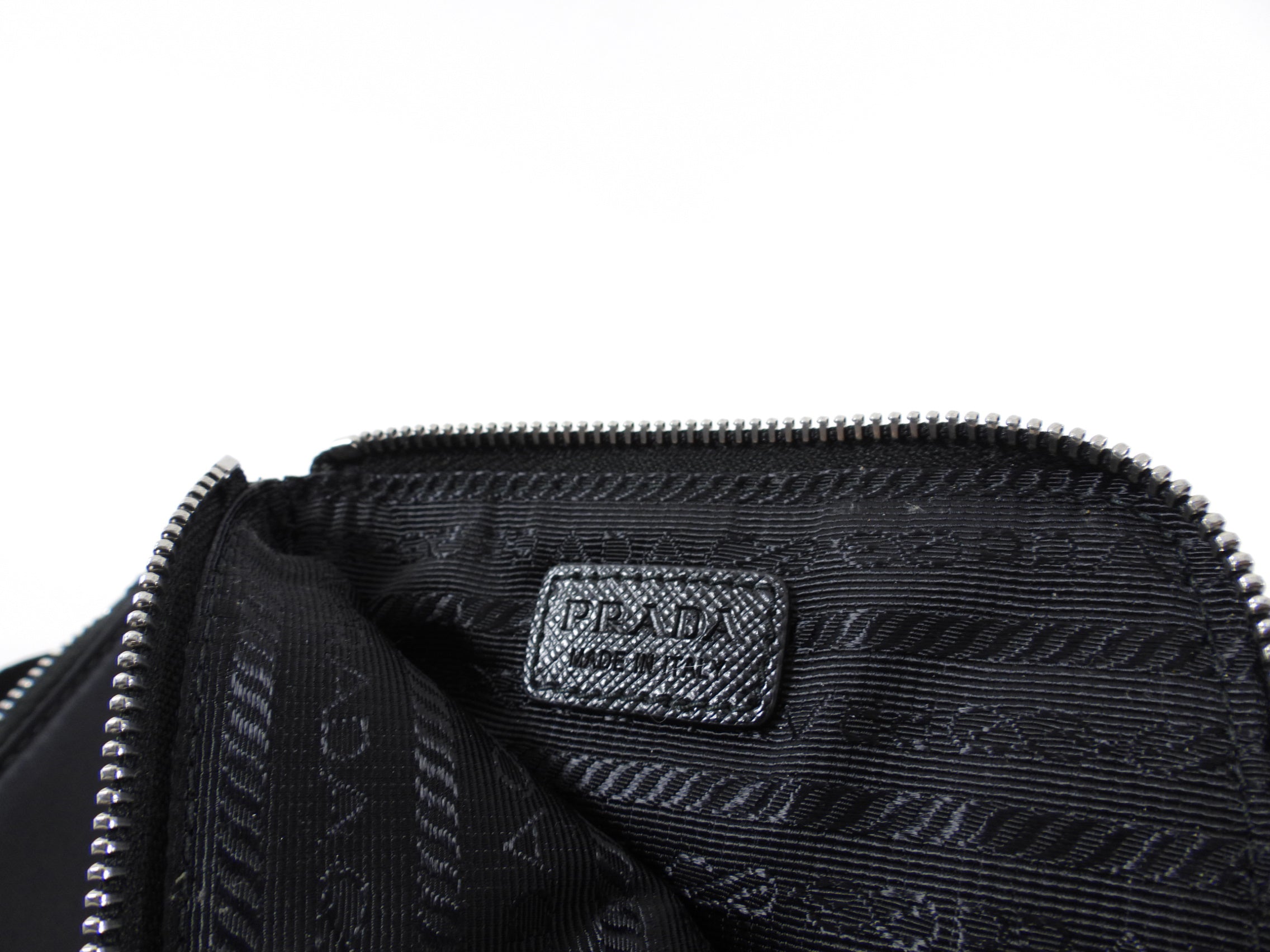 Prada Nylon Double ReNylon Pouch on Lanyard
