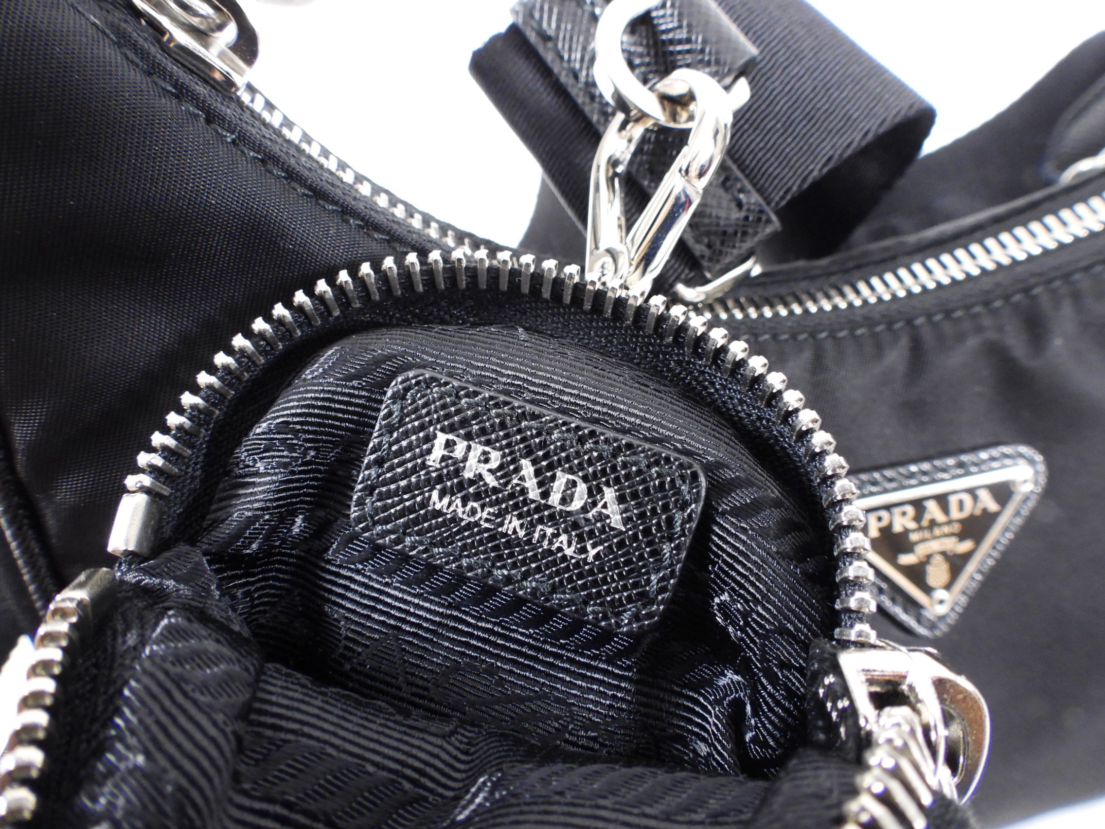 Prada Re-Edition 2005 Black Nylon Crossbody Bag