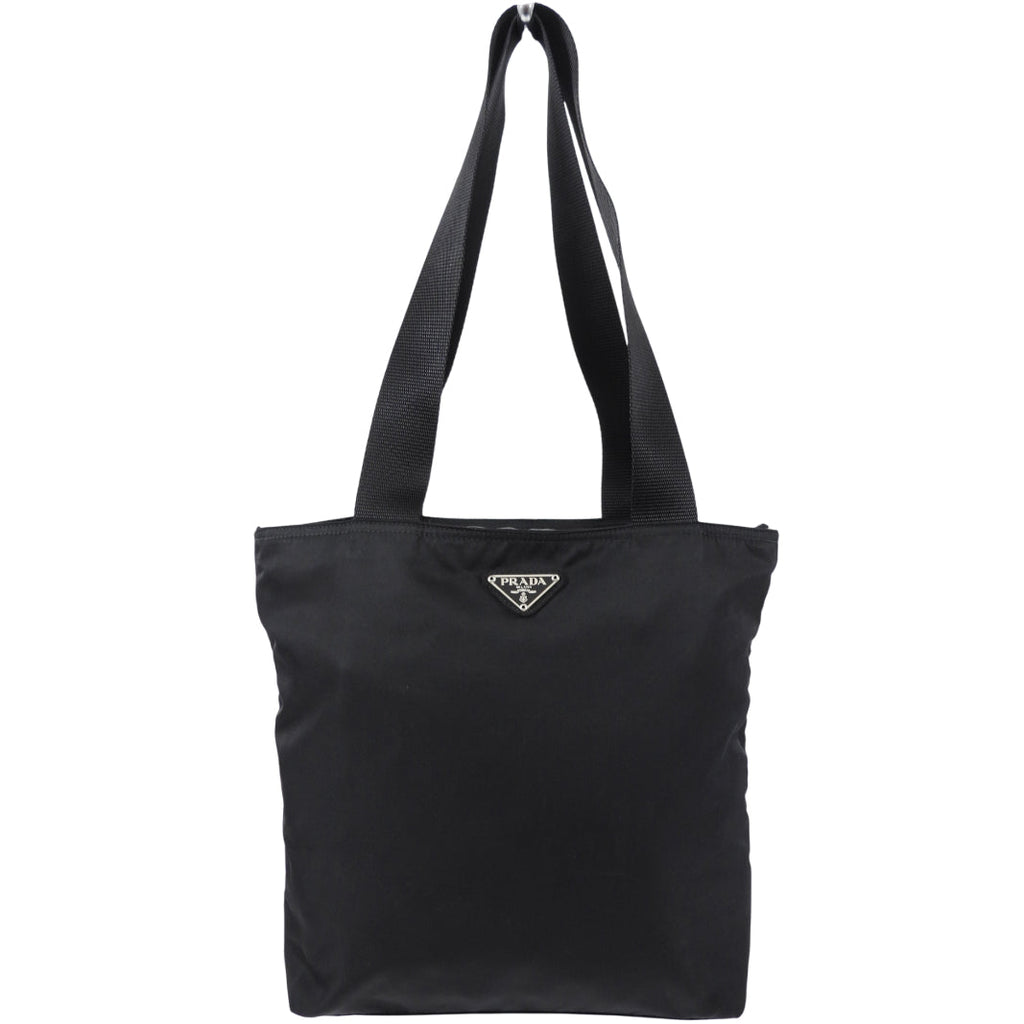 Prada Black Nylon Tessuto Vintage Small Tote Bag