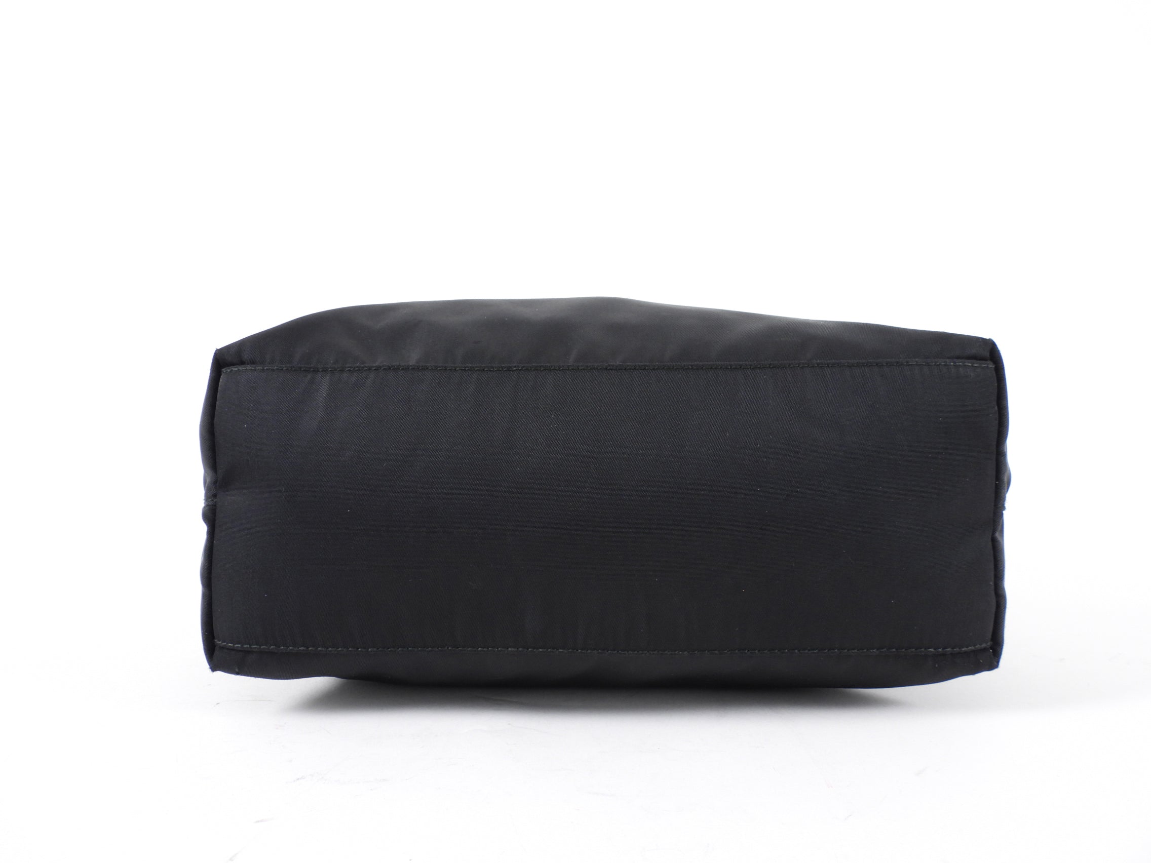 Prada Black Nylon Tessuto Vintage Small Tote Bag