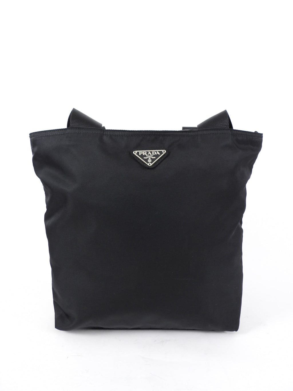 Prada Black Nylon Tessuto Vintage Small Tote Bag