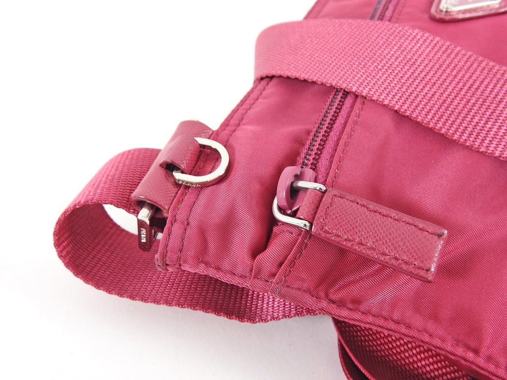 Prada Vintage Original Pink Nylon Tessuto Messenger Bag