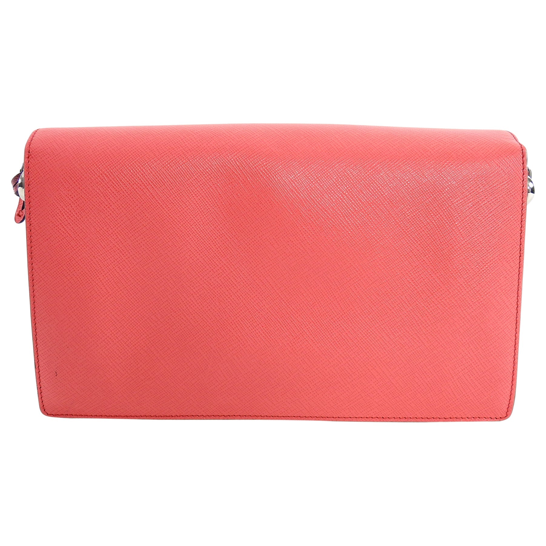 Prada Hot Pink Saffiano Lux Convertible 2 in 1 Sound Bag