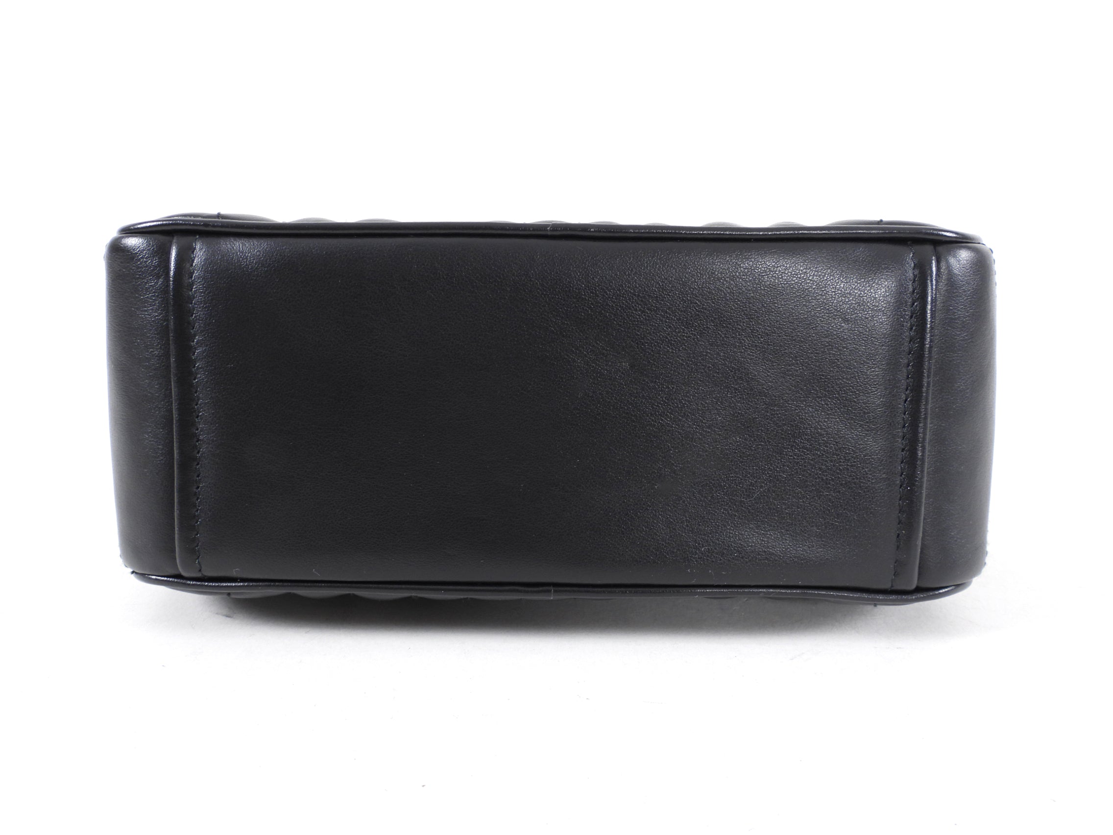 Prada Black Quilt Diagramme Chain Strap Shoulder Bag
