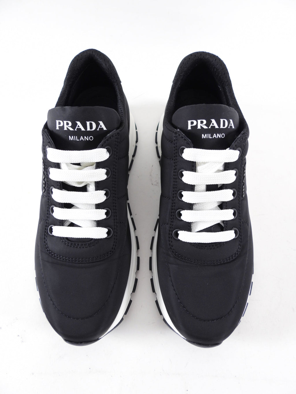 Prada Re-Nylon Black Sneakers - 36 / 36.5