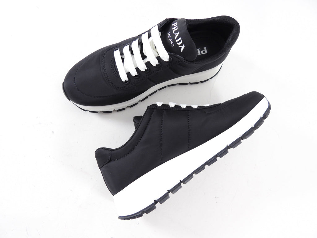 Prada Re-Nylon Black Sneakers - 36 / 36.5